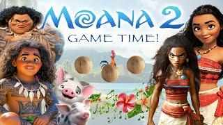 MOANA 2 Fan Games! Characters Quiz, Brain Break Challenges, & Finish The Moana Songs!