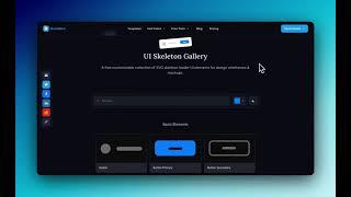 UI Skeleton Gallery by BrandBird