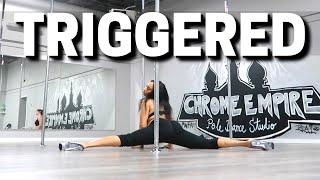 TRIGGERED (FREESTYLE) | Jhene Aiko | Kelsey Janay Pole Choreography |Chrome Empire Pole Dance Studio