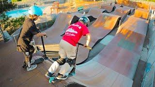 SCOOTER KIDS ATTEMPT MEGA RAMP!