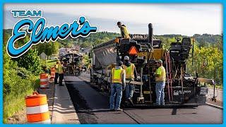 Paving US-31 in Beulah | Timelapse