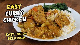 Quick & EASY Caribbean Curry chicken in 30 minutes!