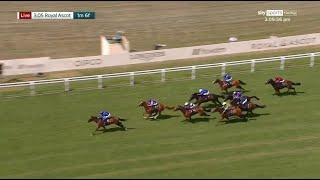 Kemari and William Buick win the Queen's Vase for Godolphin!