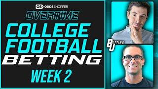 College Football Picks & Predictions (Week 2 BONUS BETS!) | Betting U OVERTIME