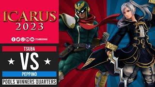 Icarus 2023: Pools Winners Quarters - Tsuba (Captain Falcon) Vs Peppino (Robin)