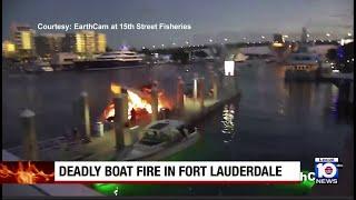 Boat explosion at Fort Lauderdale marina kills one, injures five