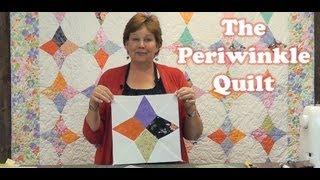 Make a Periwinkle Quilt with the Wacky Web Template!