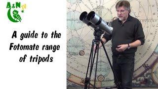 A guide to the Fotomate tripod range