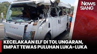 Gagal Menyalip, Rombongan Minibus dari Bantul Alami Kecelakaan di Tol Ungaran - iNews Siang 19/10