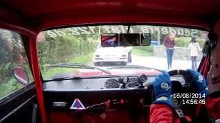 Naul Hillclimb 2014 Fiat 128sl 2nd timed run