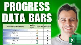 How to Create Data Bars in Excel | Progress Bars