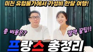 ⭐️세계여행부부 꿀팁대방출⭐️유럽 자동차여행 한달 경비 결산!! 미친 유럽물가에서 살아남기!! 동화부부ㅣ프랑스여행ㅣ유럽여행코스ㅣ파리여행ㅣ유럽여행비용ㅣ렌트카ㅣ리스카ㅣ여행유튜버