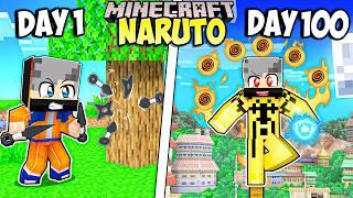 Growing Up As NARUTO in Minecraft! (Hindi)