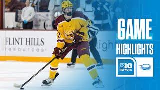 Michigan State at Minnesota | Highlights | Big Ten Hockey | 12/13/2024