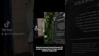 National monument honoring Emmett Till at risk of removal, Trump's anti-DEI initiatives, budget cuts