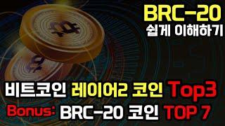 BRC-20 쉽게 이해하기 | 비트코인 레이어 2 코인 TOP 3 | BRC20 코인 top 7