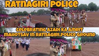 Celebrating Azadi ka Amrit mahotsav in ratnagiri|Ratnagiri police|kaziVlogs|#75thindependenceday