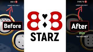 888starz Under and Over 7 Games Strategy 100%