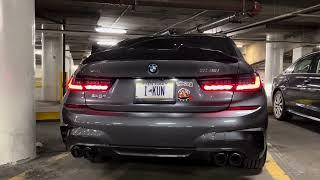 2020 BMW M340i bm3 burble tune (pops and bangs) with high flow catted downpipe