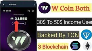 W-Coin New Telegram Mining Bot || W-Coin Bot Withdrawal || W-Coin BOT Full Detail || New Crypto Bot