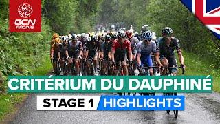 The Breakaway Fights Hard For The Win! | Critérium Du Dauphiné 2023 Highlights - Stage 1