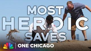 Most Heroic Saves from Chicago Med, Fire and P.D. | One Chicago | NBC