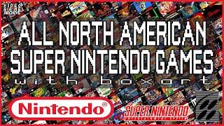 North American Super Nintendo Game Collection Complete | V G A - Video Game Archive