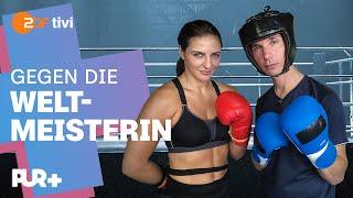 Boxen mit Profi Christina Hammer: So schlägt sich Anfänger Eric | PUR+