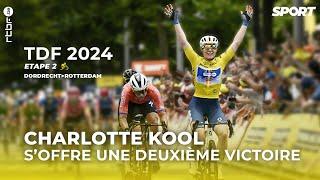 Tour de France Femmes : au sprint, Charlotte Kool s’offre une deuxième victoire d’étape