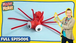 Mister Maker  Series 1, Episode 14 | Egg Box Creatures  | FULL EPISODE