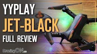 DroningON | YYPlay Jet Black Drone Review - Unboxing, Setup & Flight Test