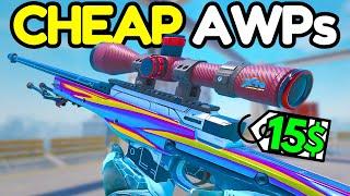 BEST Budget AWP Skins in CS2 (CHEAP AWPs 2024)