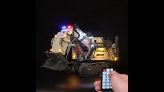 LeLightGo LED Light Up Kit For LEGO 42100 Technic Liebherr R 9800 Excavator Lighting Set