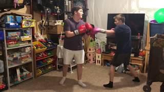 Dom C and Nate V Sparring