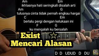 Kunci Gitar Mencari Alasan - Exist ( Malaysia ) Tutorial Untuk Pemula By DE Kunta