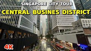 Singapore Walking Tour in 4K | From Central Business District to Cultural & Historical Gems