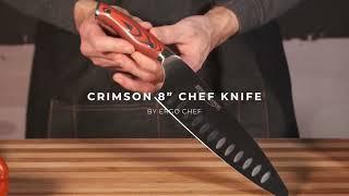 Ergo Chef's G10 Crimson 8" Chef's Knife