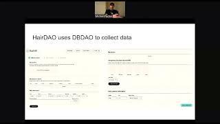 DBDAO: A Decentralized Database for Decentralized Science - Michael Fisher @ETHBoston 2023