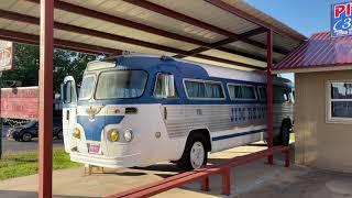 Exploring Country Music Stars(Jim Reeves) Tour Bus! 1956 Flxible Clipper Bus.