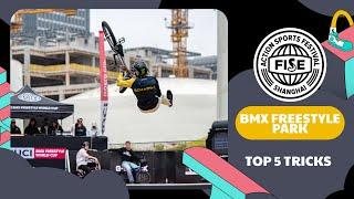 Top 5 tricks -  UCI BMX Freestyle Park World Cup Men Final