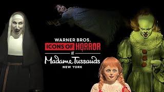 TERRIFYING WAX MUSEUM EXHIBIT! Warner Bros. Icons of Horror at Madame Tussauds NY 4K Experience