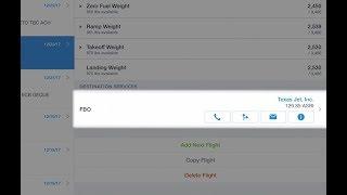 ForeFlight Feature Focus: Select an FBO on the Flights View