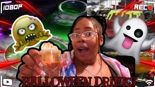 TRYING VIRAL TIKTOK HALLOWEEN DRINKS *VLOGTOBER DAY 21* | DEE RICHELLE