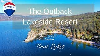 The Outback Lakeside Resort - Trout Lake - Vernon, BC Waterfront Real Estate for sale