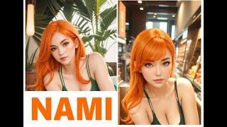 AI created images of Nami (One Piece) #nami #onepiece #ai