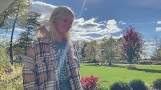 Trip To Cherry Valley Gardens: Front Porch Fall Makeover! Blue Skies, Fall Colors, Pumpkins  & Cats