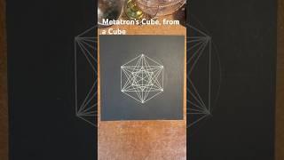 How to draw Metatron’s Cube from a club. Using the @KnewGeometry  method. Fast