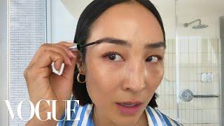 'Past Lives' Star Greta Lee's Casual Glam Beauty Routine | Beauty Secrets | Vogue