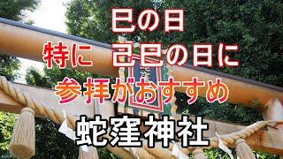 #e47 巳の日 特に 己巳の日に参拝がおすすめ 蛇窪神社 守護神は白蛇と龍神