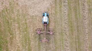 DJI Mavic Mini : flying over tractors